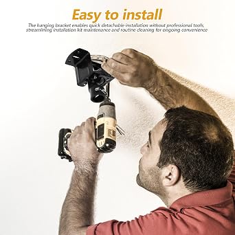 Ceiling Fan Light Mounting Bracket Angled Iron Brace for Slope Ceiling Kit Fixture Support Base Adapter for Living Bedroom Kitchen [Energy Class A]