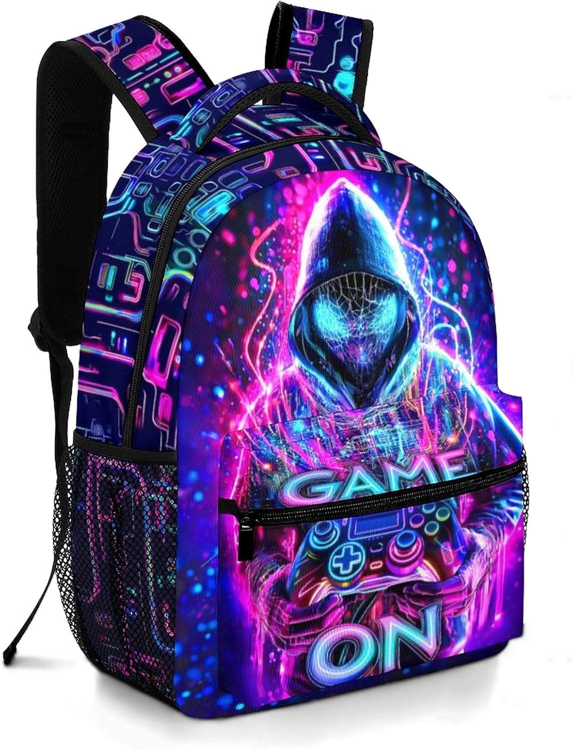 Backpack for Boys Game Boys School Backpack for Kids Children Teens Elementary Middle School Kids' Backpacks Gaming Bookbag Travel Back Pack for Age 6-18
