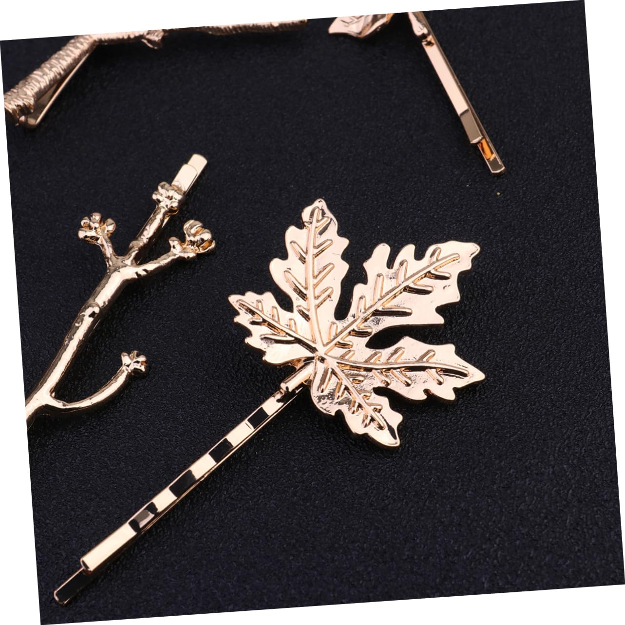 FRCOLOR 3 Set Di Fermagli Per Retrò in Lega Con Foglie Per Donne Eleganti Ornamenti Per Per Feste E Matrimoni 12 Pezzi * 3