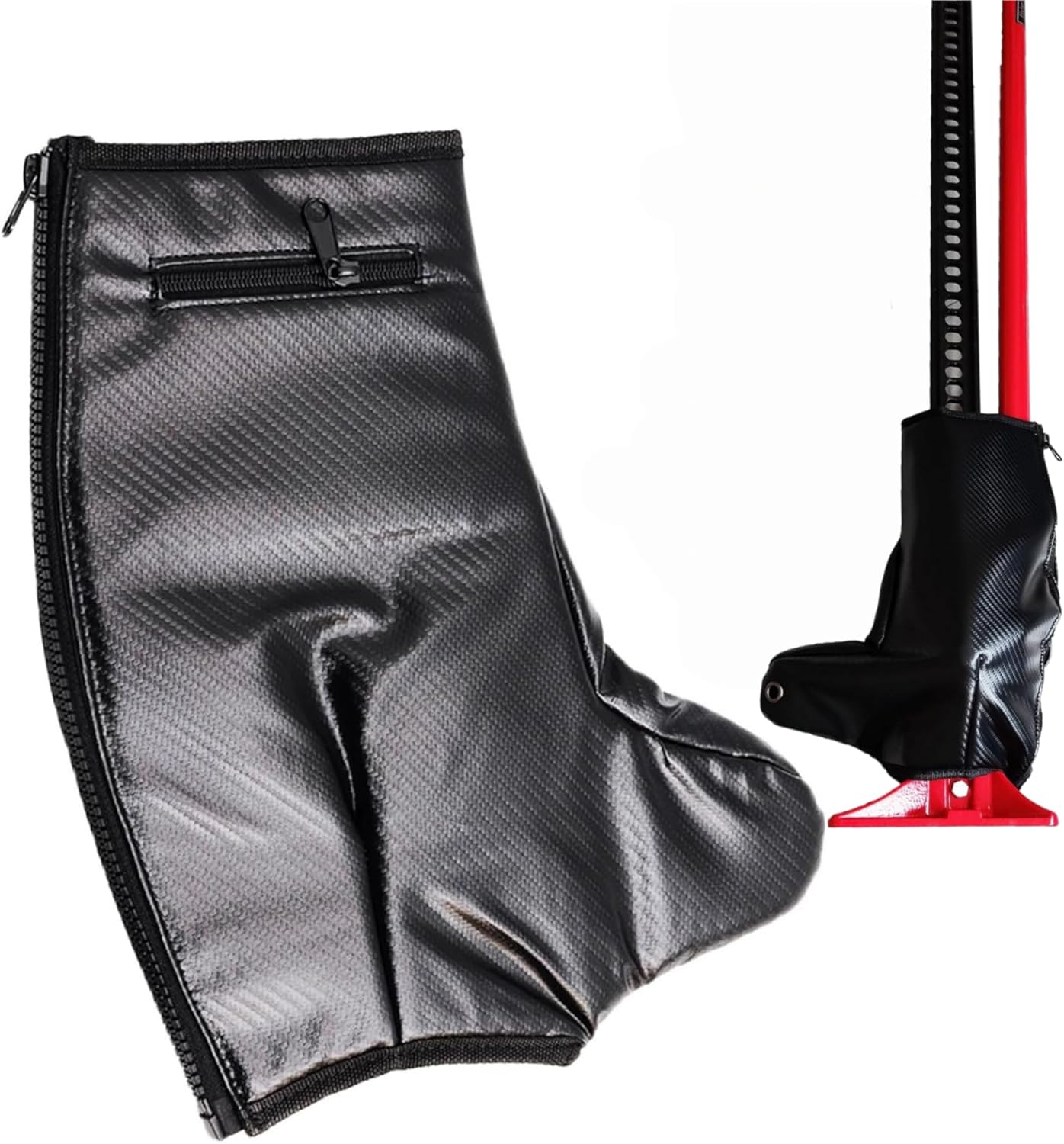 PU Neoprene Cover for High Lift Jack, Compatible with Most High Lift,Farm,Trailer Jack(Black)