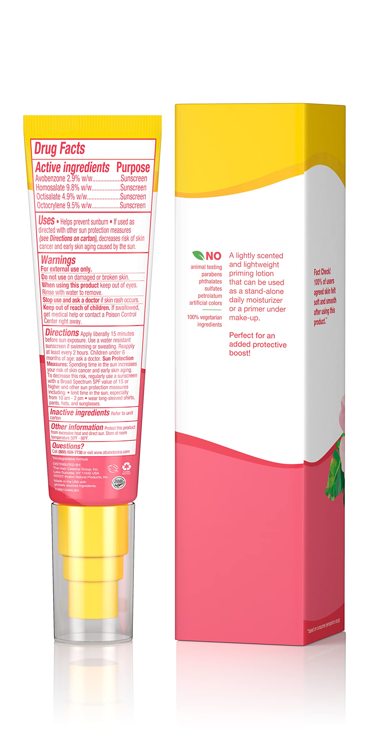 Sunscreen + Primer Broad-Spectrum SPF 30 (travel size) 15 mL / 0.5 Fl. Oz