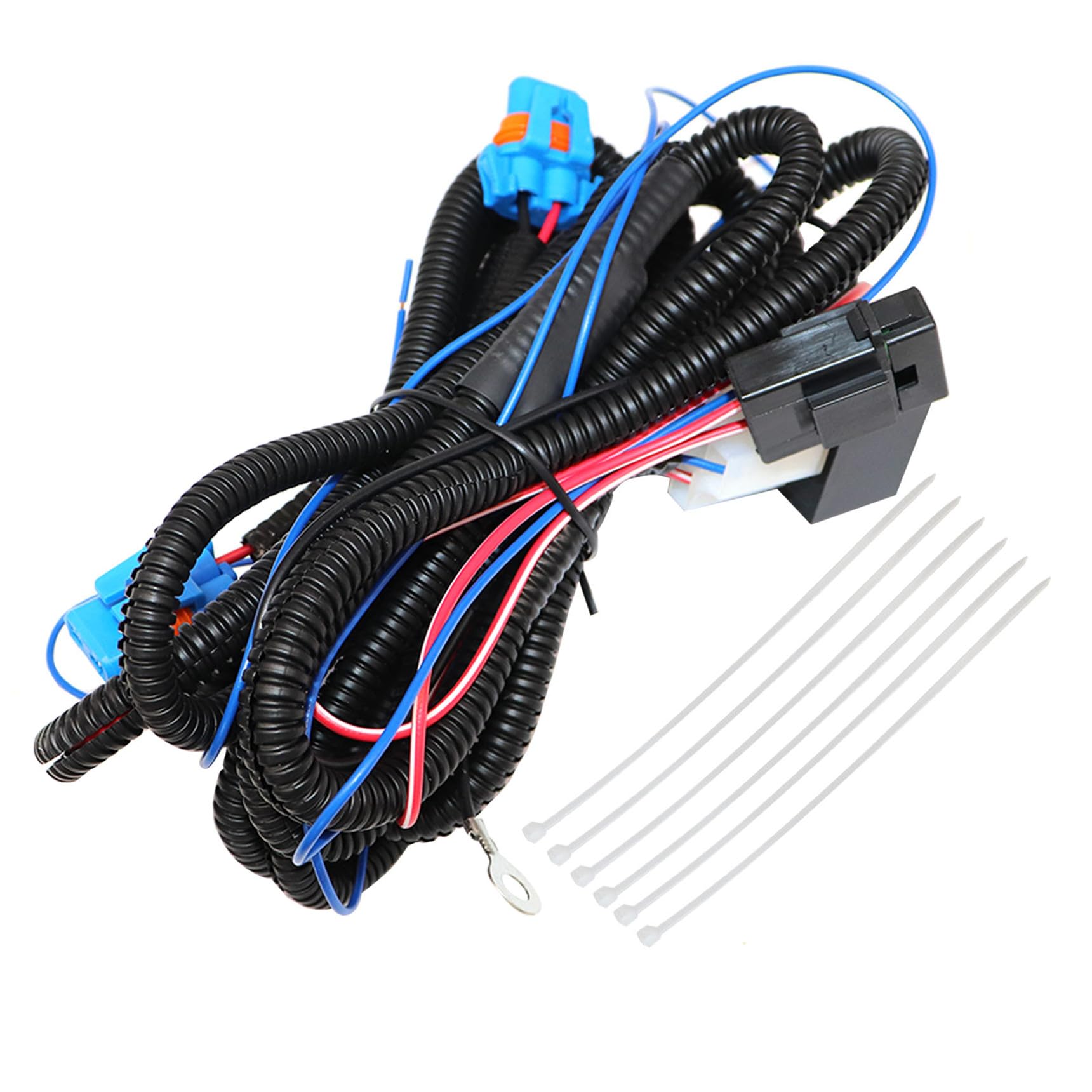 ATUOTPO Fog Light Wiring Harness Kit Replacement Fit for Chevy Silverado 1500 2500 3500 1500HD 2500HD 3500HD 2003 2004 2005 2006 (2007 Classic) Fog