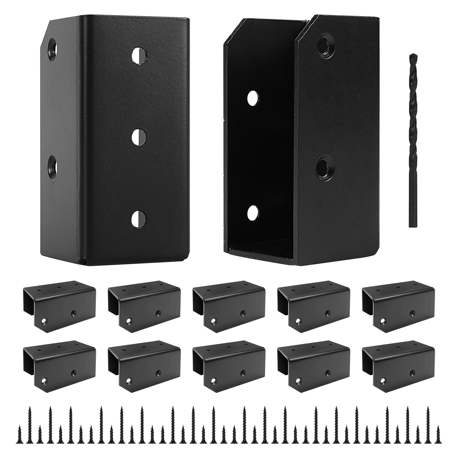Amazon.com: Rasugarlary 24 Pcs Deck Railing Brackets Connectors, 2x4 ...