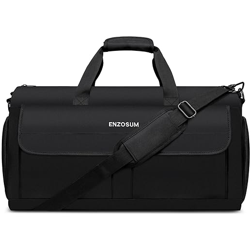 Convertible Travel Garment Bag and Duffel for Suits