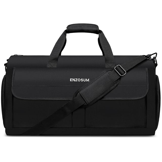 Garment Bags for Travel Large Suit Bag for Men Carry On Garment Bag Convertible Garment Duffle Bag with