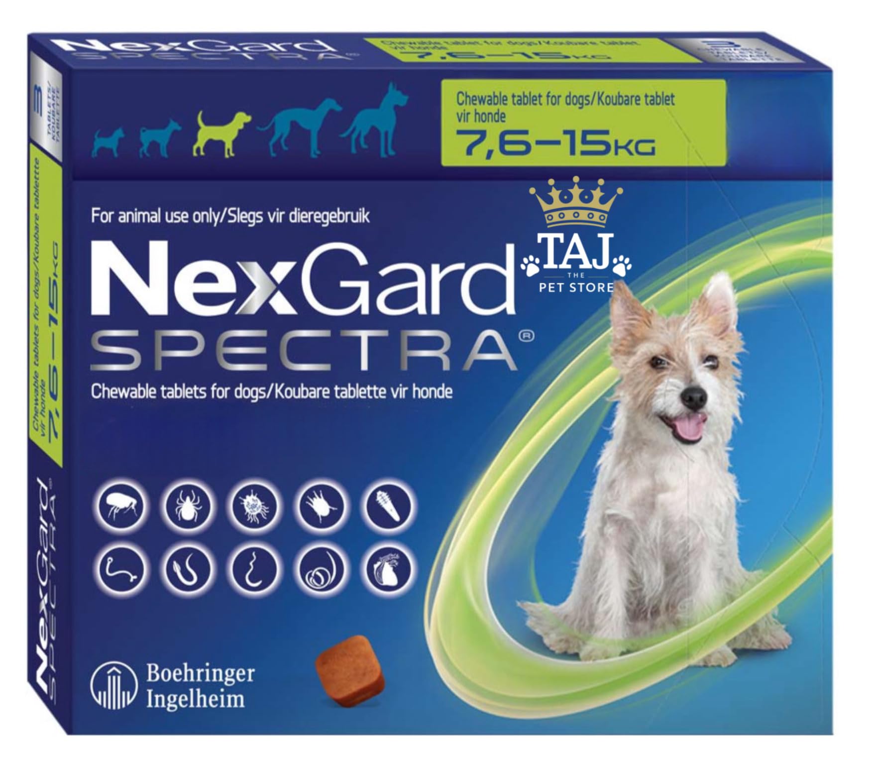 See full amazon price history chart for (OG) TAJ NEXGARD Spectra Chewable Tablets for Dogs of (7.5-15 kg)||Imported|| (1 Tablet) (OG) TAJ NEXGARD Spectra Chewable Tablets for Dogs of (7.5-15 kg)||Imported|| (1 Tablet) (B0DF86XFZF) Amazon Price History, Amazon Price Tracker