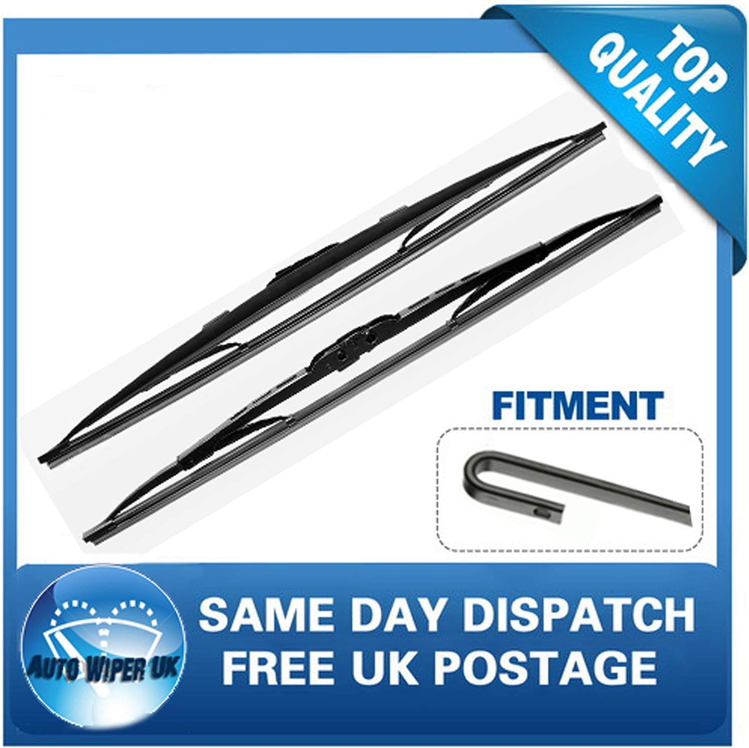 FITS TO VAUXHAL VIVARO Windscreen Wiper Blade Kit - 2 x Blades Fits to REG 2001 TO 2014