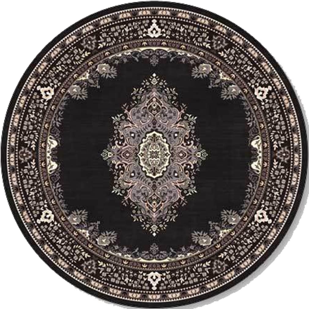 LIKETN Vintage Bohemia Area Rug Boho Floral Round Geometry Decor Carpet for Farmhouse Bedroom Living Room Kitchen Runner Mat Non Slip Bathroom Rugs
