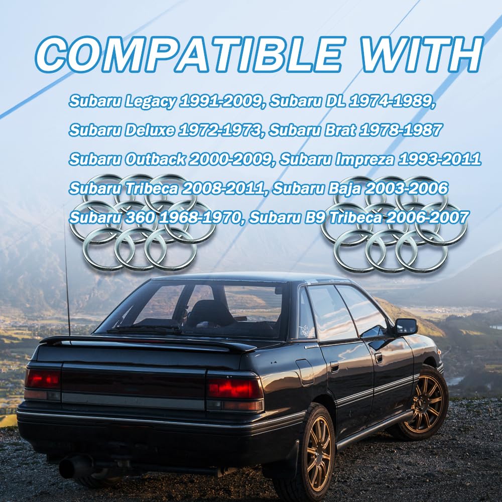 100PCS 11126-AA000 20mm Oil Drain Plug Gasket Compatible with Subaru Forester 1998-2010, Impreza 1993-2011, Legacy 1990-2018 SVX 1992-1997, Tribeca 2006-2014, WRX 2002-2014, Replace 095-142, 65311
