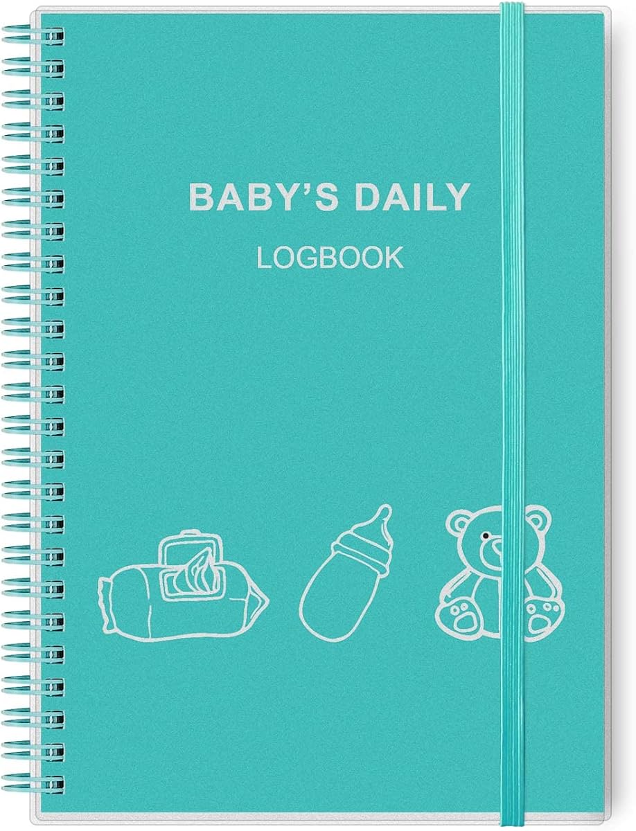 Baby's Daily Log Book - A5 Baby Care planner for Newborns, Schedule for Tracking Newborn's Daily Routine, 152 Easy to Fill Pages Track and Monitor Nursing, Sleep, Feeding, Diapers, Pumping and More