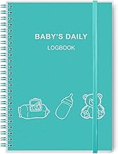 Baby's Daily Log Book - A5 Baby Care planner for Newborns, Schedule for Tracking Newborn's Daily Routine, 152 Easy to Fill Pages Track and Monitor Nursing, Sleep, Feeding, Diapers, Pumping and More