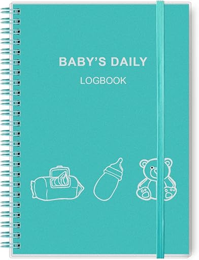 Baby's Daily Log Book - A5 Baby Care planner for Newborns, Schedule for Tracking Newborn's Daily Routine, 152 Easy to Fill Pages Track and Monitor Nursing, Sleep, Feeding, Diapers, Pumping and More