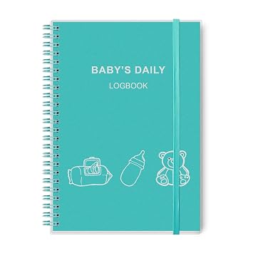 Babys Daily Log Book - A5 Baby Care planner for Newborns, Schedule for Tracking Newborns Daily Routine, 152 Easy to Fill Pages Track and Monitor Nursing, Sleep, Feeding, Diapers, Pumping and More