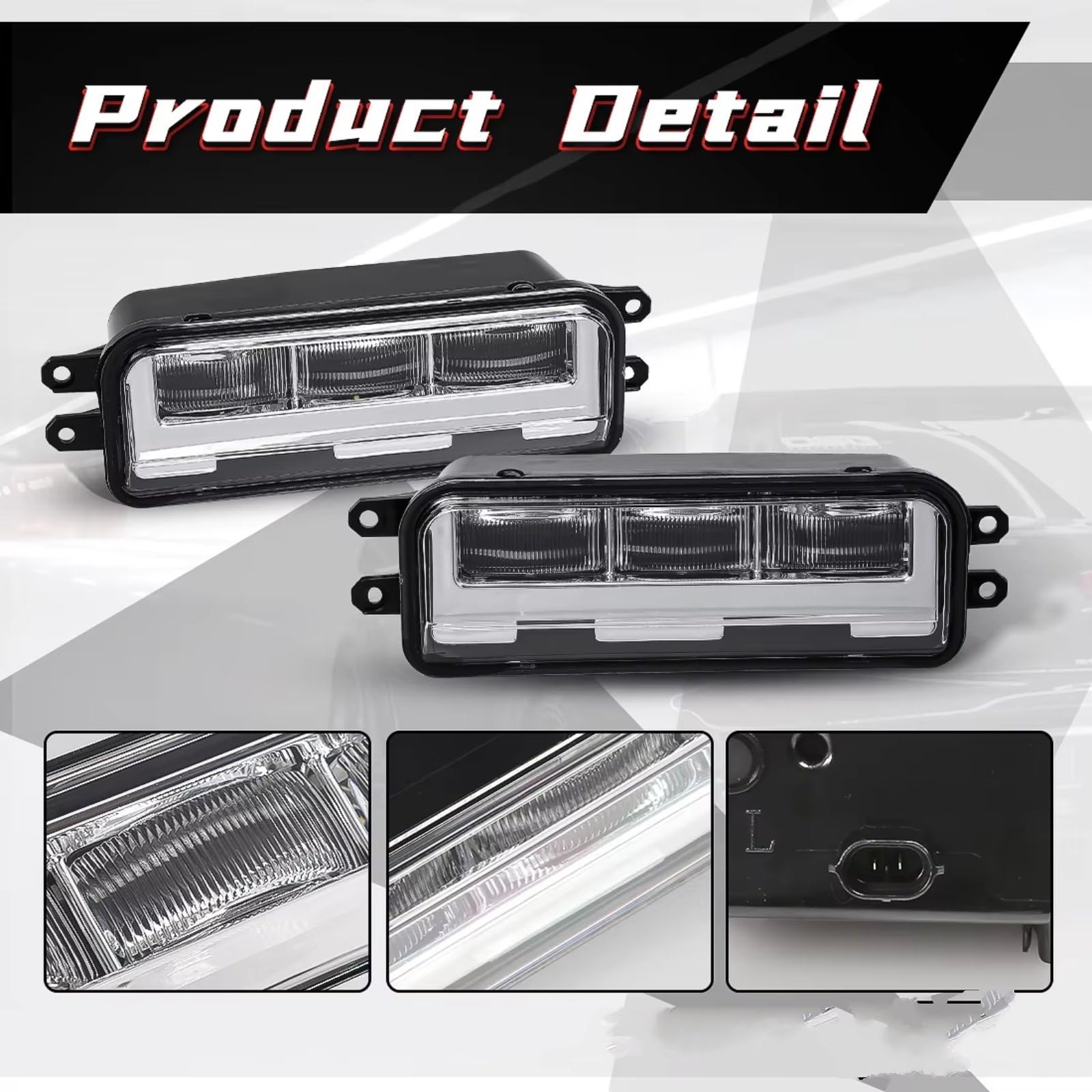 Przednie światło przeciwmgielne Grupa dla Tundra 2022 2023 2024 Zespół świateł przeciwmgielnych do jazdy dziennej Grupa świateł do jazdy dziennej Przedni zderzak reflektor reflektor akcesoria