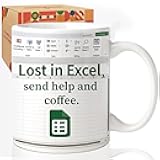 Funny Gifts for Accountant - Novelty Spreadsheet Design Ceramic Coffee Cup for CPA & Finance Professionals - Unique Christmas Gift for Coworkers, Accounting Boss | 11 oz -77