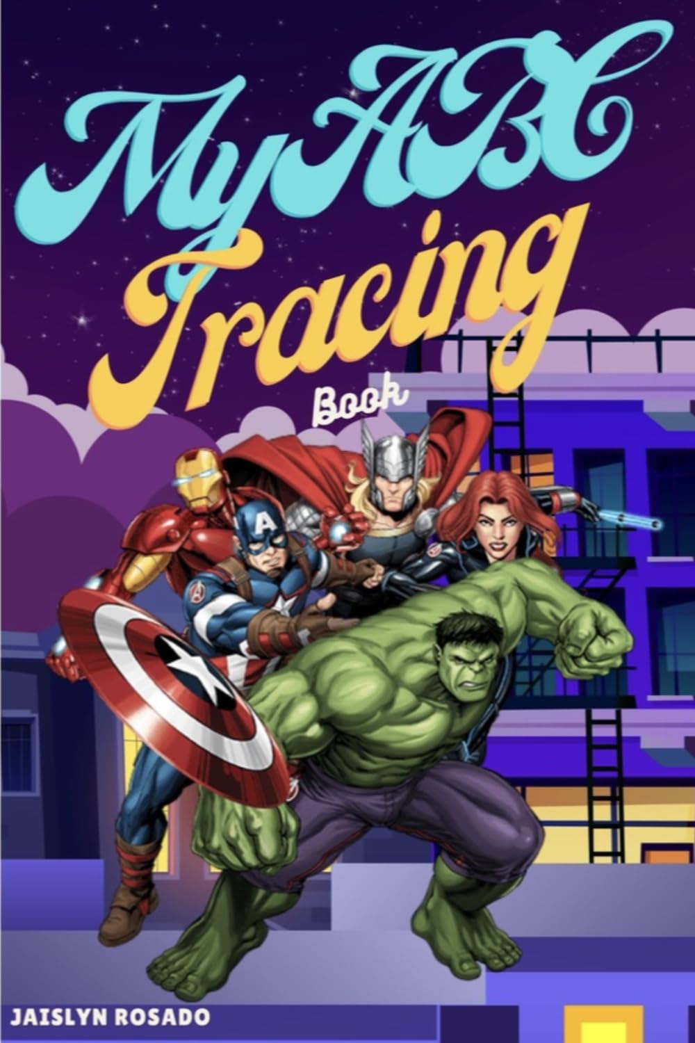 My ABC Superhero Tracing Book