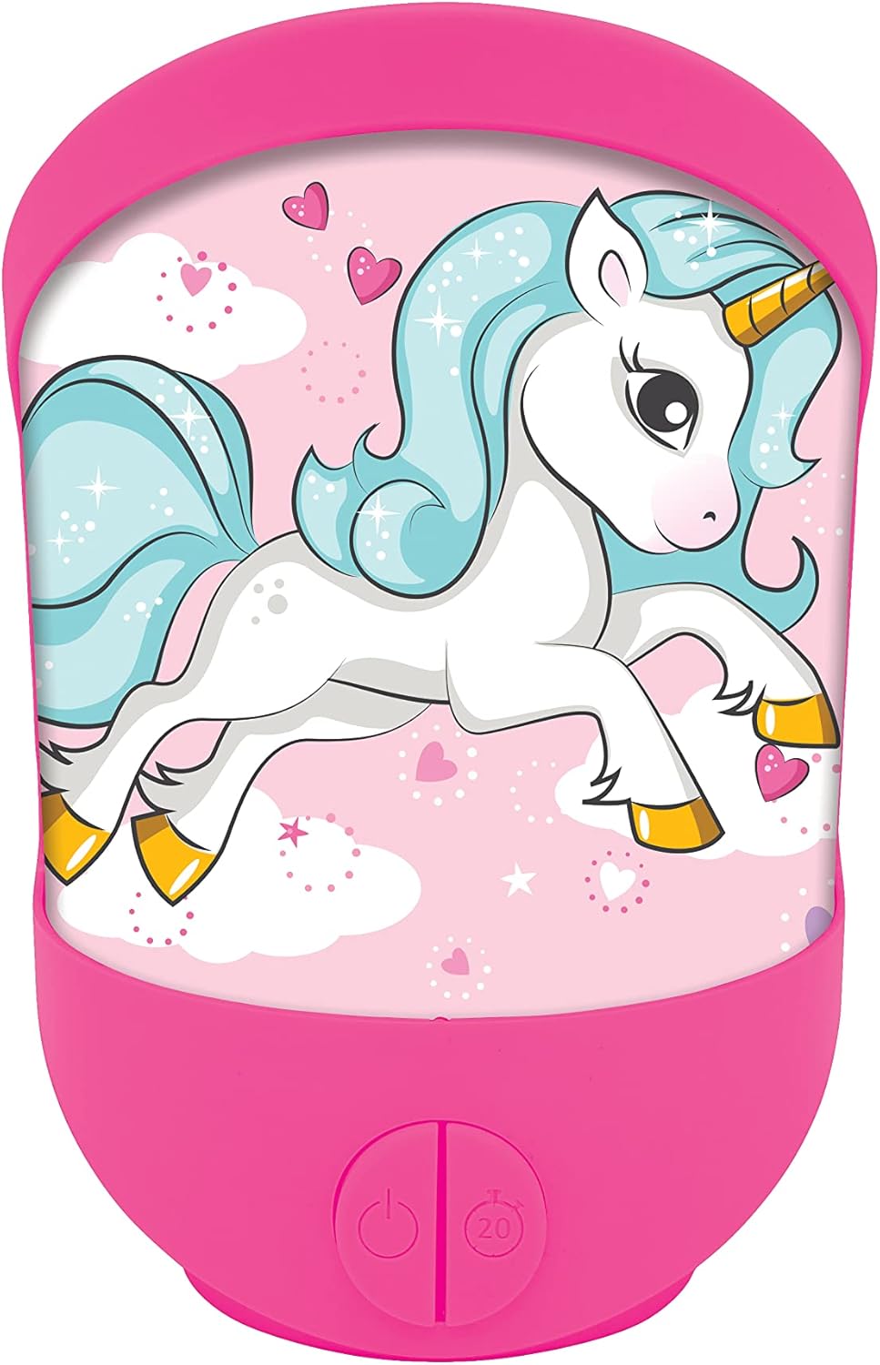 LEXiBOOK Unicorn Night Light for Children's Room, Soft Light, Battery Operated, NLJ20UNI