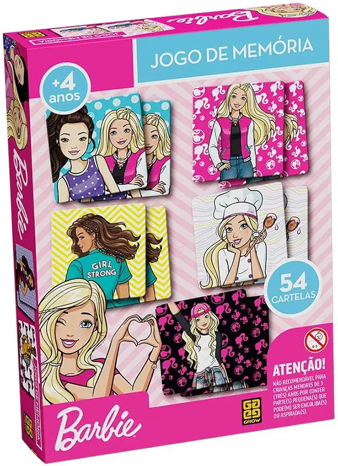 Jogo de Memória Barbie