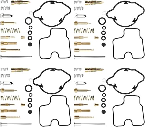 Anxingo Paquete de 4 reconstrucción de carburador de repuesto para Honda CBR600F2 CBR 600 F2 1991-1994