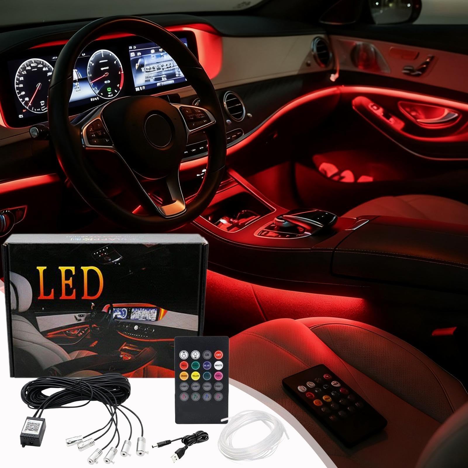 A Striscia LED Per Vetture 8 Metri Controllo da App Illuminazione