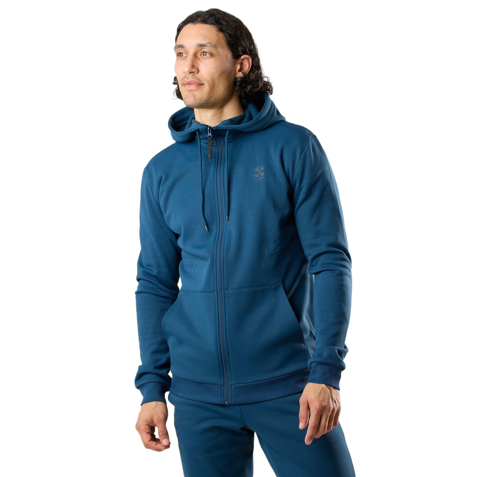X-trail Training Zip Hood 2.0 dla mężczyzn Lekki sweter z pełnym zamkiem