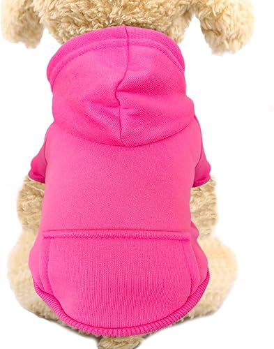 Miniatura 11 de Jecikelon - Sudadera con capucha y bolsillos, cálida para invierno, para perros pequeños, ropa de abrigo para chihuahuas, disfraz para cachorros