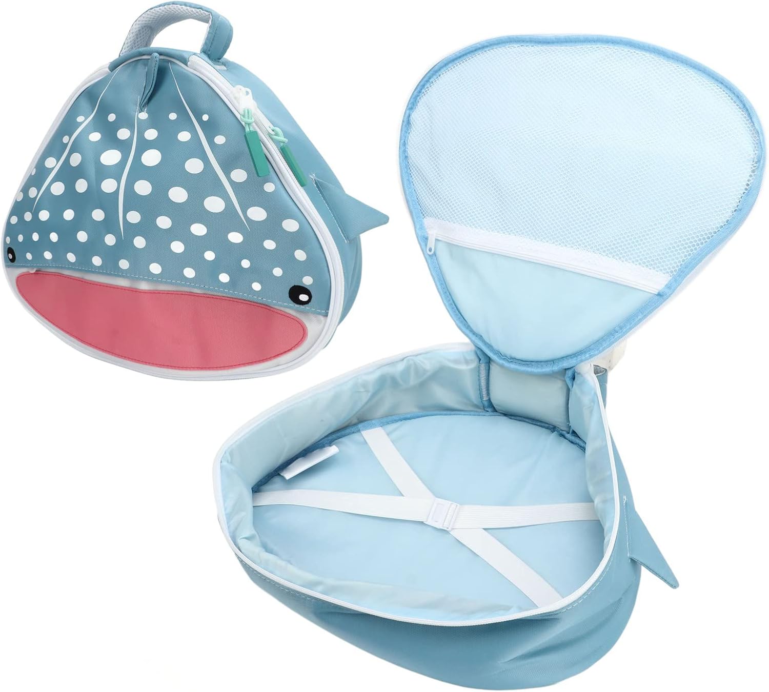 Diving Regulator Bag, Swim Regulator Bag Large Capacity Marine Animal Design for Storage(Blue Whale Shark Design)