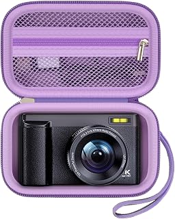 Digital Camera Case for Travelers & Vloggers, Case Only, Purple