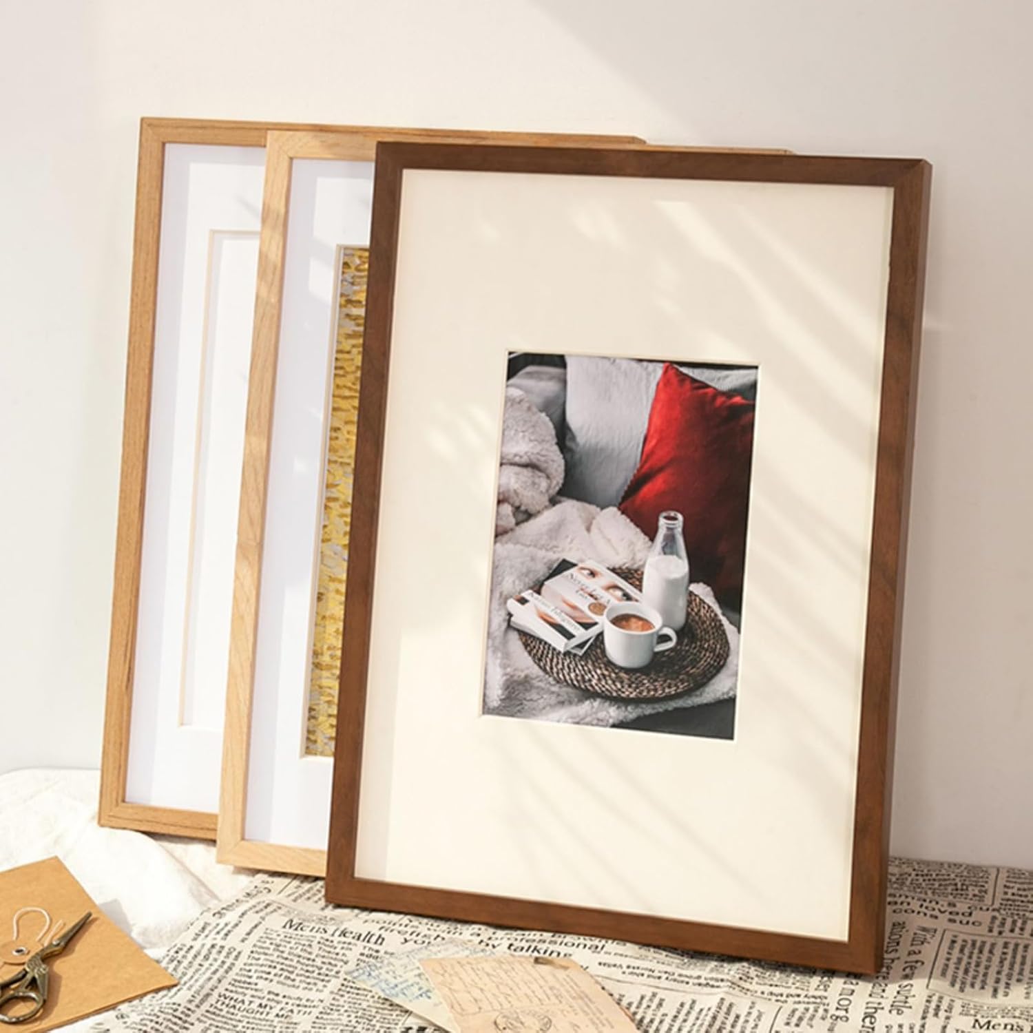 ポスターフレーム 50*75 パズルフレーム 50x75cm ジグソーパズル 北欧