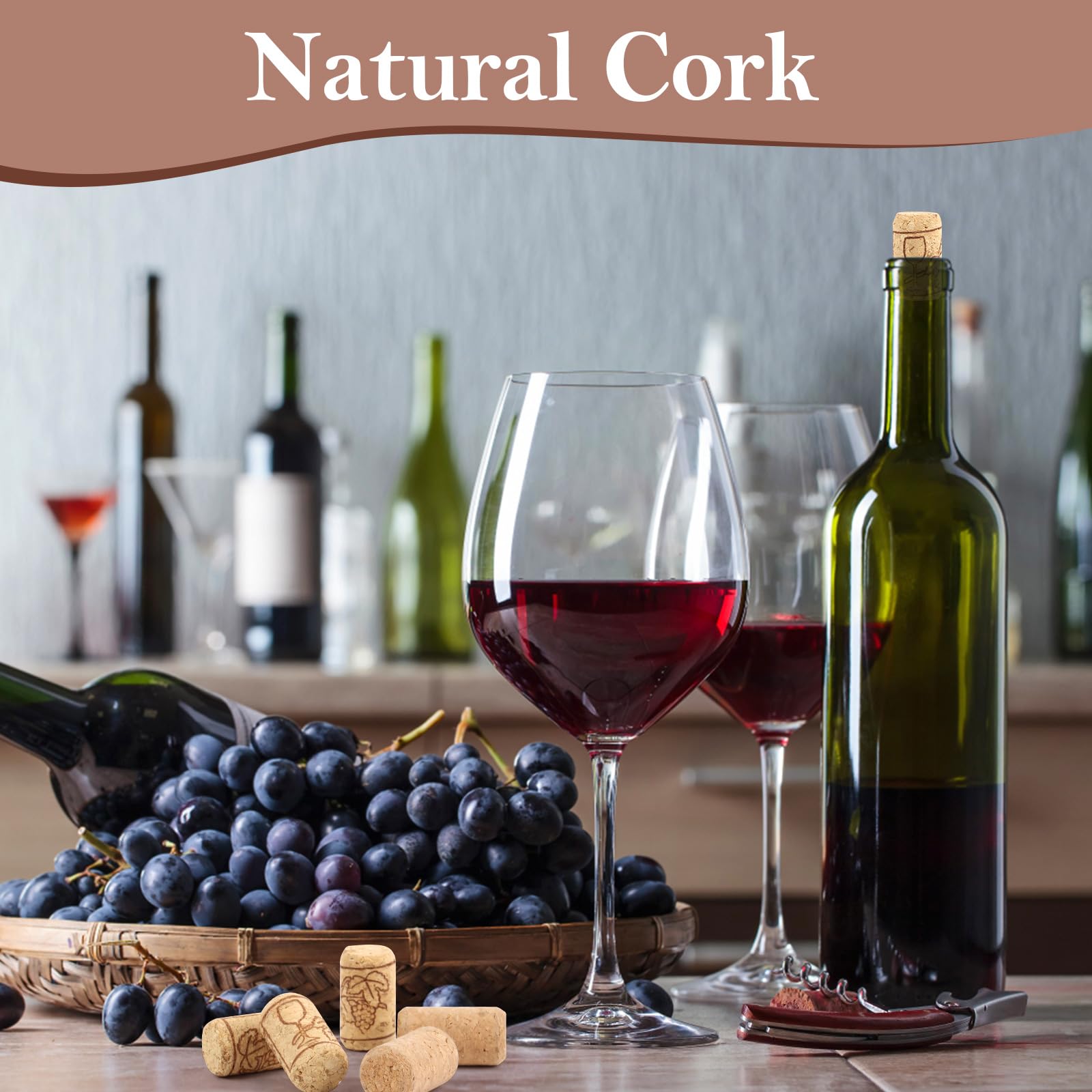 20 Tappi Di Sughero Per Vino - 21x38mm, Riutilizzabili, Per Bottiglie O DIY Artigianato - Foto 8