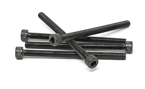 Miniatura 322 de iexcell 720 piezas de acero de aleación M4 x 6/8/10/12/16/20/25/30/35/40/45/50 de grado 12.9, tornillos de cabeza hexagonal, tornillos, arandelas