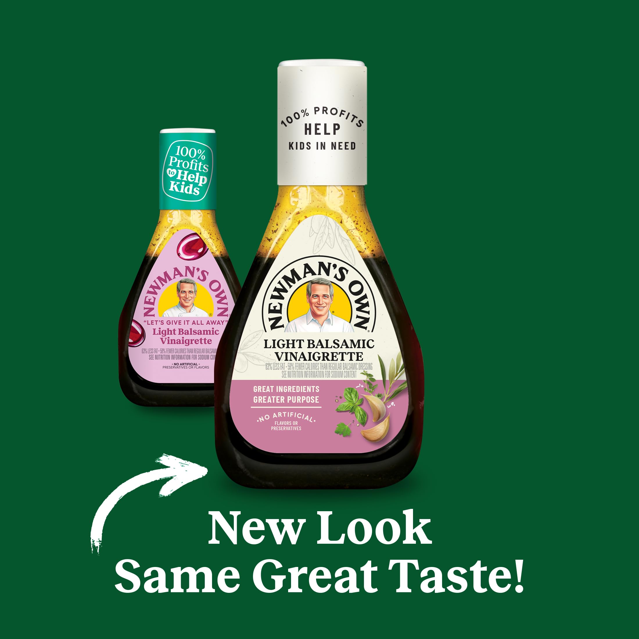 Newman's Own Light Balsamic Vinaigrette Salad Dressing, 16-oz. thumbnail 3