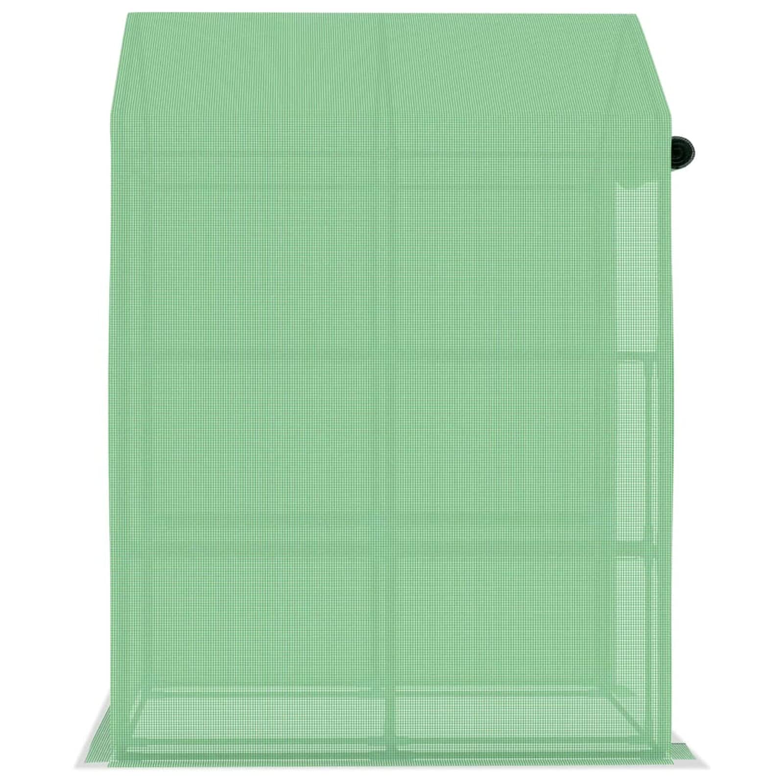 Mobili Serra con Ripiani in Acciaio 143x143x195cm, Serra da Giardino, Serra Orto, Serra da Balcone, Serra per Orto, Serra per Piante Decorazione da Mobili Camera