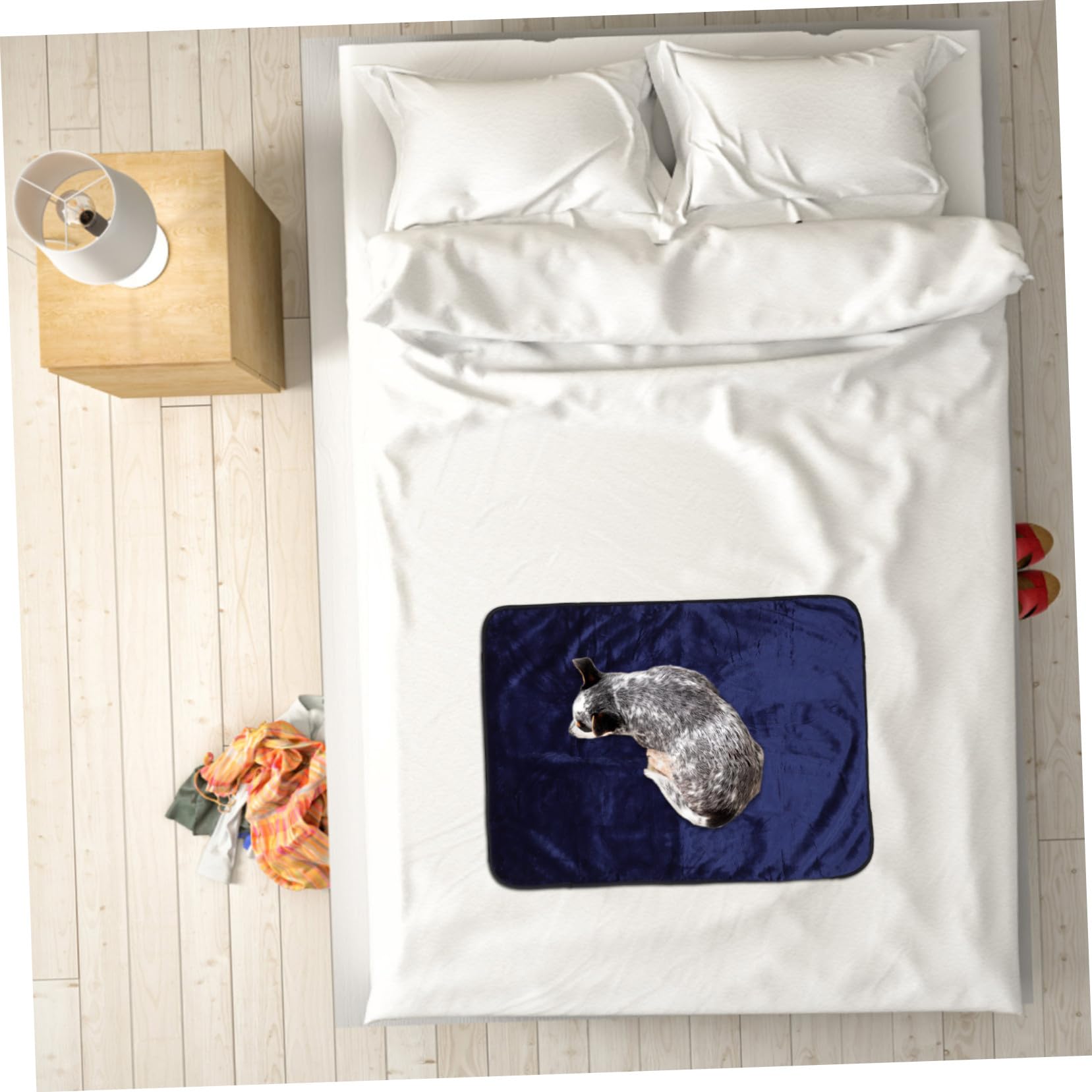 BESPORTBLE Couverture Imperméable pour Chien Plaid Doux et Lavable Protection Urine pour Lit et Voiture Couverture Chaude Multifonction pour Animaux