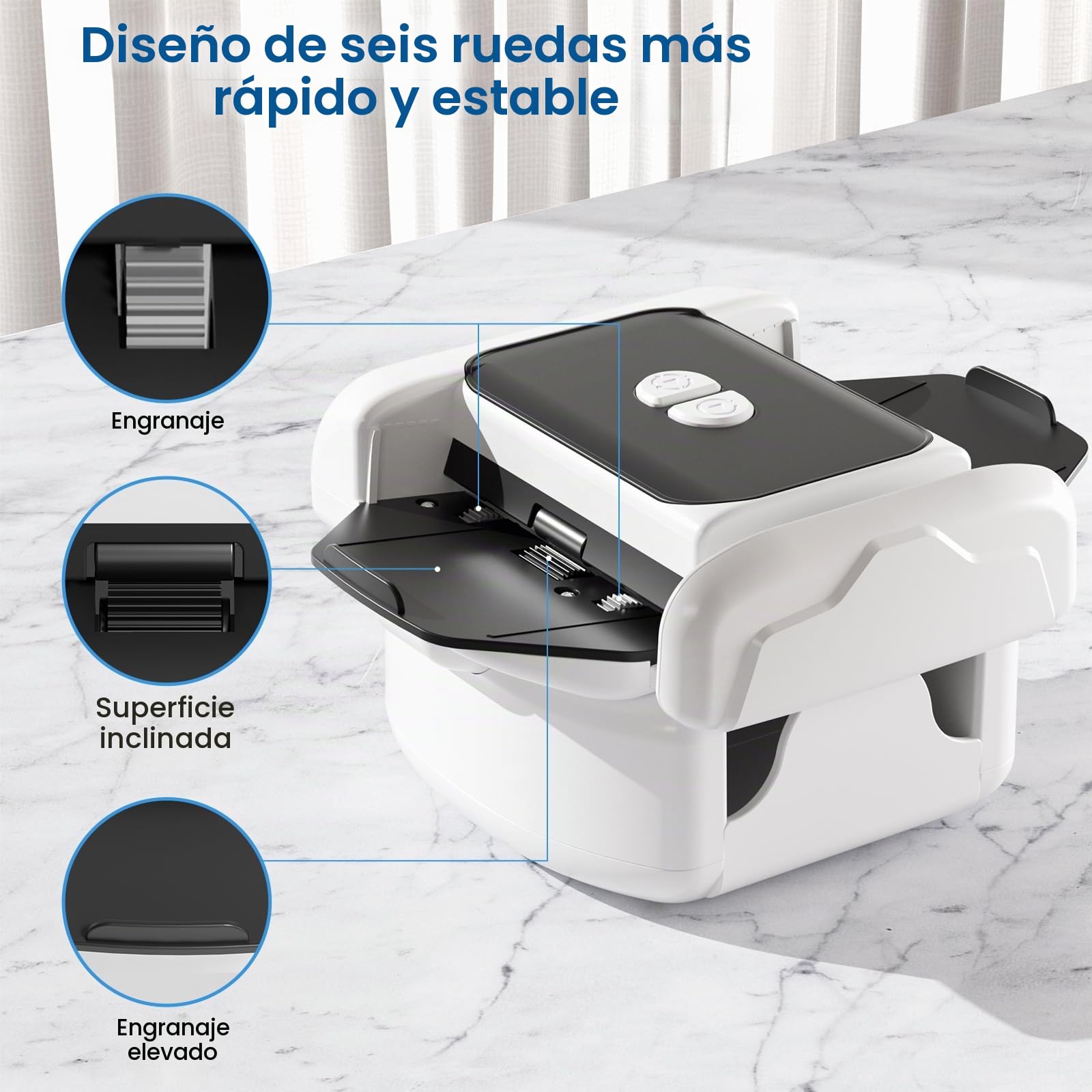 snookids Mezcladora de Tarjetas Eléctrica para 1 – 2 Barajas One– Press Auto & Manual Recargable 2000 mAh Bajo Ruido Póquer UNO Blackjack Skip-BO Phase 10 Texas Hold'em Regalo de Cumpleaños Fiesta