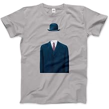 Man in a Bowler Hat Son of a Man T-Shirt Adults, Kids, Short & Long Sleeve White