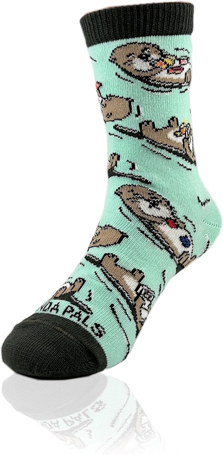 Sock Panda Floating Otters Socks from the (Ages 3-7)