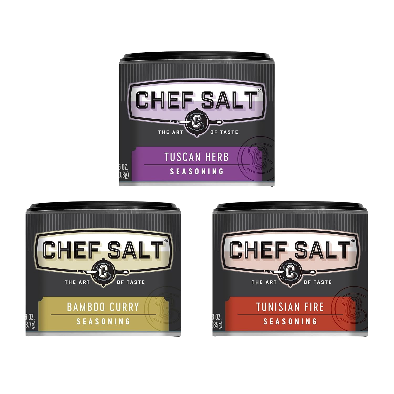 Set de 3 sales condimentadas variedad CHEF SALT miniatura 1