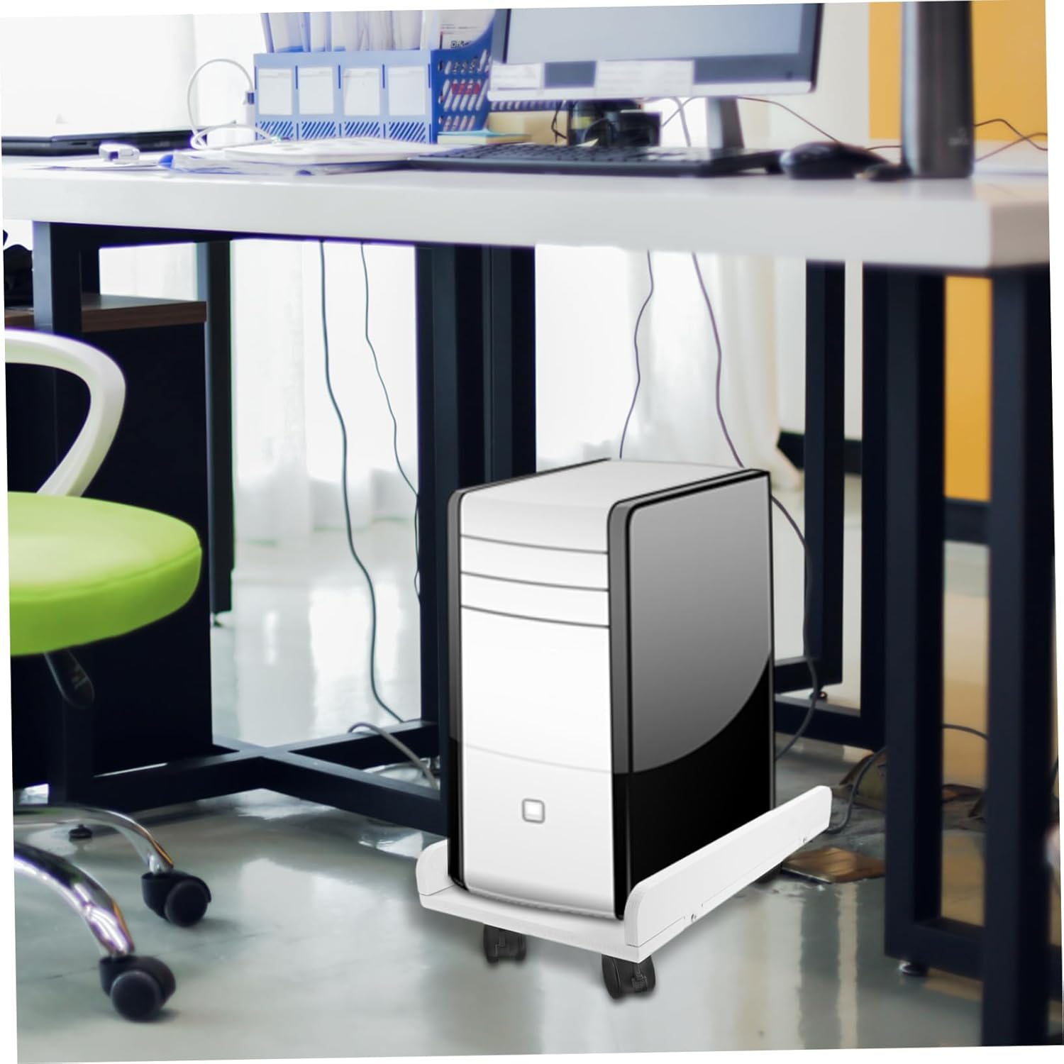 Gaming Accessories Rolling Computer Stand Desk Computer Holder Desk Wheels