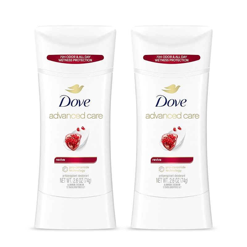 Desodorante antitranspirante em bastão Dove Advanced Care Revive, 12 unidades, 2,6 oz