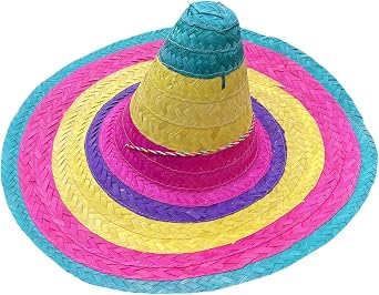 Mexicans Sombrero Hat Fiest Party Straw Fiest Mexicans Hat