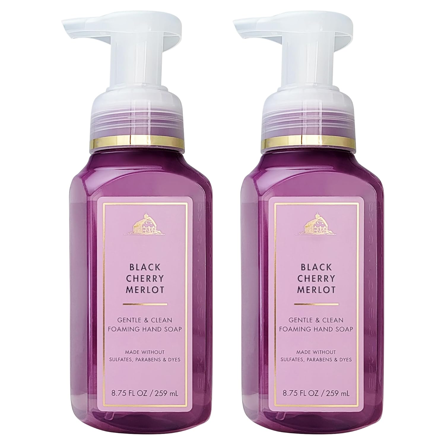 Generic Bath aпd Body - Foaming Hand Soaps - 8.75 Fl Oz / 259 mL (2 Pack) (2, Black Cherry Merlot)