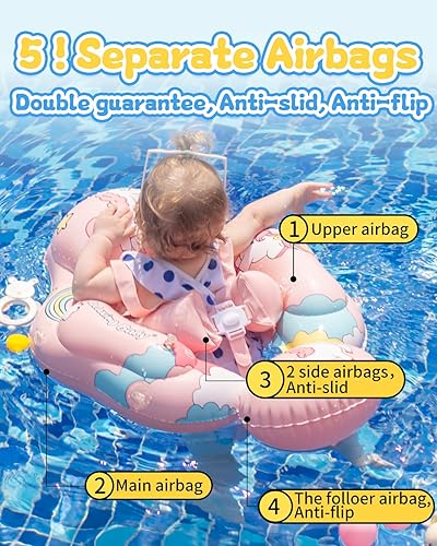 Miniatura 5 de Flotador inflable de natación para bebé, anillo de cintura para niños, flotadores inflables para piscina, juguetes accesorios de piscina para la