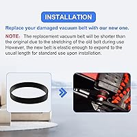 Vista 4 de Correa de vacío para aspiradora vertical Hoover Elite Rewind Plus, repuesto #562932001 AH20080 38528-033 38528-058 apto para UH71012, UH71200