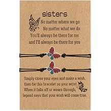 Gifts for Sister - Christmas Galentines Valentines Day Mothers Day Birthday Sister Gifts Matching Bracelet Sisters