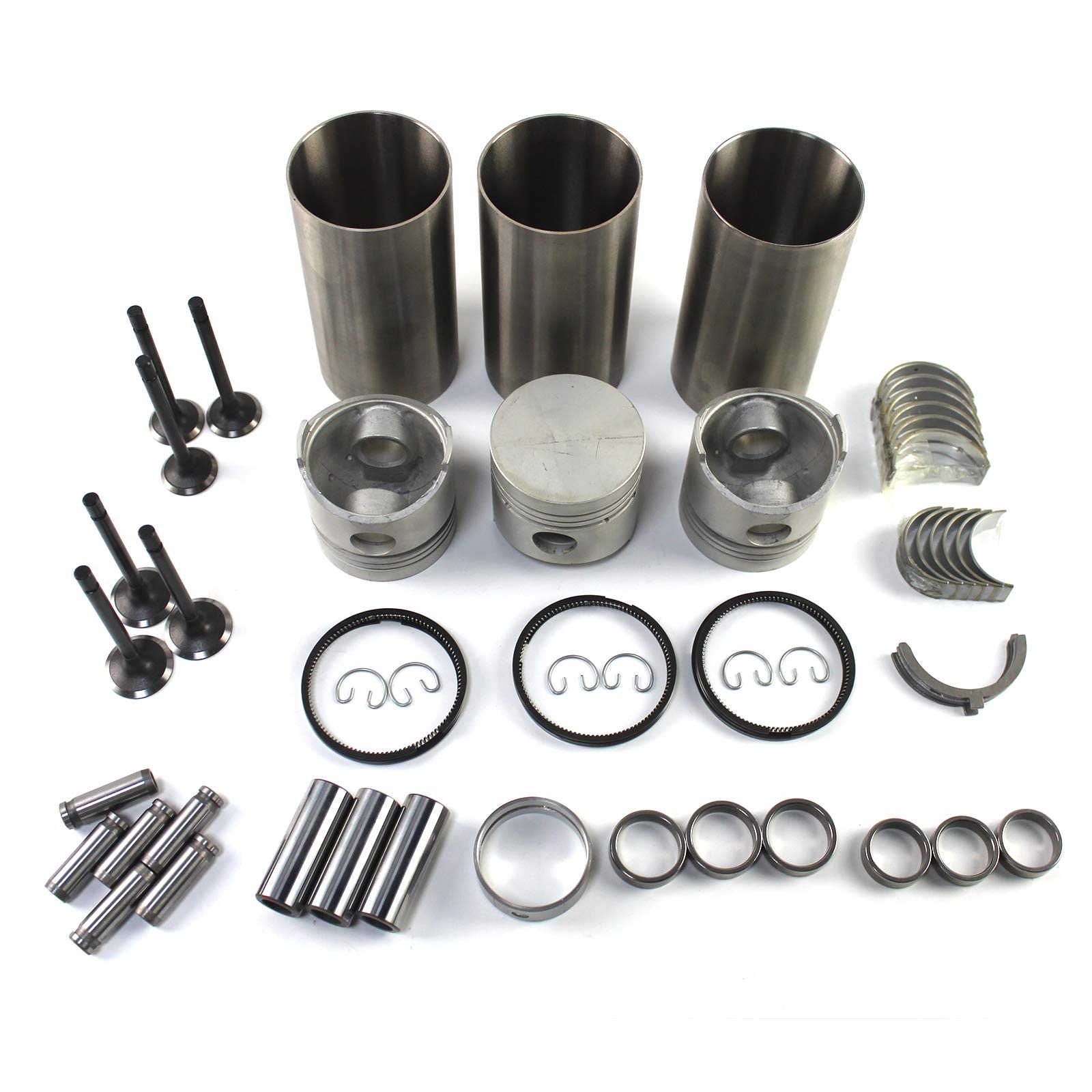 D750 D750-B Kit di ricostruzione motore - SINOCMP Escavatore Parti per trattore Kubota B5200D B5200E B7100 B7100HST-II-DT, 3 mesi di garanzia