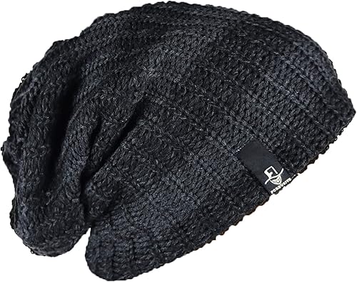 Miniatura 6 de FORBUSITE Mens Slouchy Long Oversized Beanie Knit Cap for Summer Winter B08
