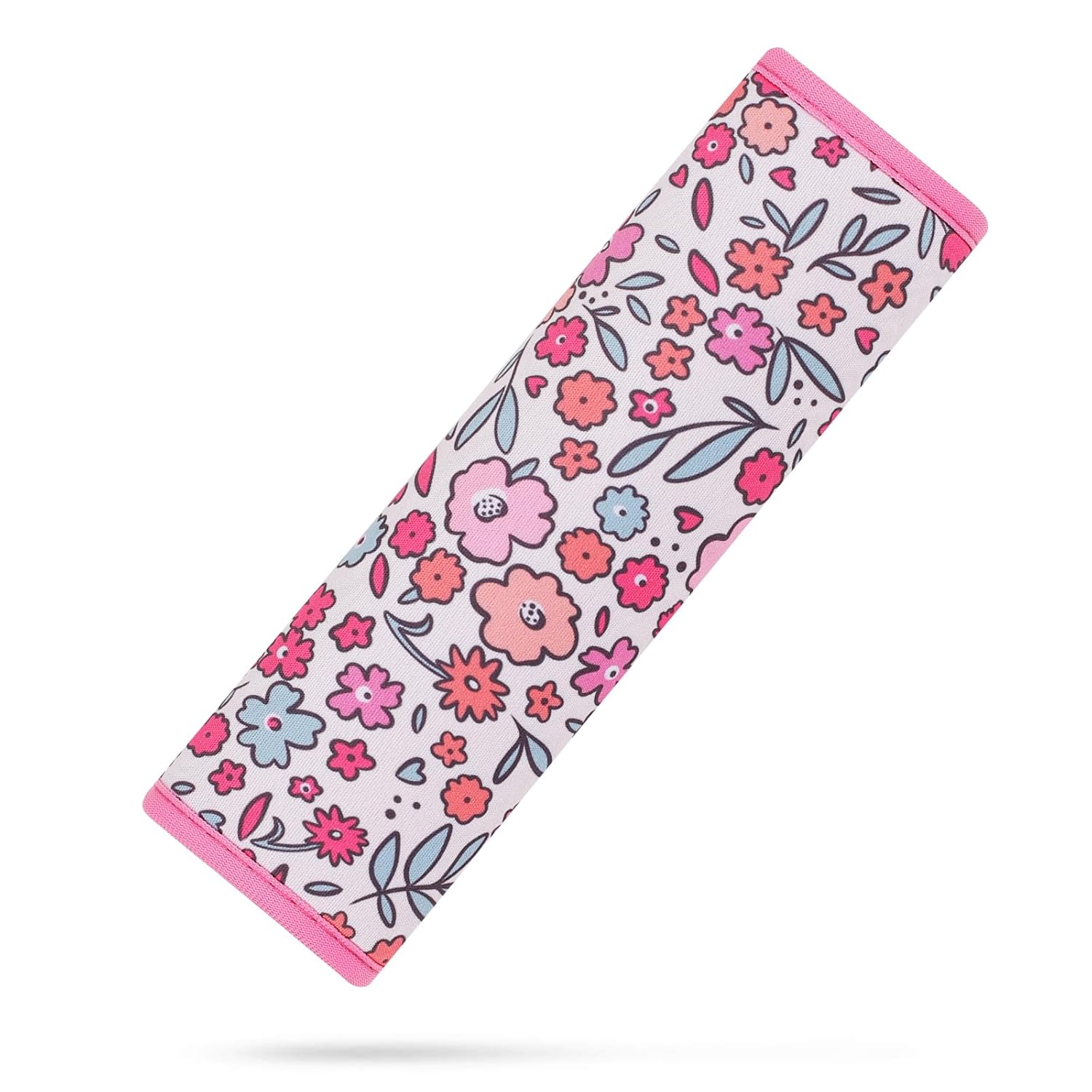 YR Seat Belt Cover for Kids, Soft Comfort Seat Belt Cushion for Children, Cute Cartoon Pattern Car Seat Belt Pads Cover for Girls and Boys, 1 Pack (Dino)