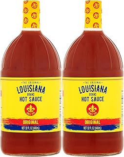 Louisiana Brand Hot Sauce, Original Hot Sauce 32 Ounce (Pack of 2)