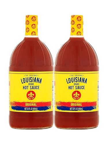Louisiana Brand - Salsa picante original, 32 onzas (paquete de 2)